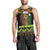 Jamaica Reggae Lion Christmas Men Tank Top Kente Pattern Meri Krismiss - Wonder Print Shop