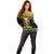 Jamaica Reggae Lion Christmas Off Shoulder Sweater Kente Pattern Meri Krismiss - Wonder Print Shop