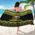 Jamaica Reggae Lion Christmas Sarong Kente Pattern Meri Krismiss