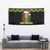 Jamaica Reggae Lion Christmas Tapestry Kente Pattern Meri Krismiss