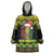 Jamaica Reggae Lion Christmas Wearable Blanket Hoodie Kente Pattern Meri Krismiss