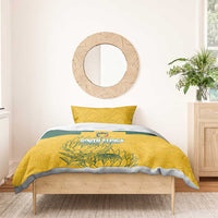 Custom South Africa Soccer Bedding Set From Protea Roots We Rise - Wonder Print Shop