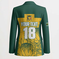 Custom South Africa Soccer Blazer From Protea Roots We Rise - Wonder Print Shop