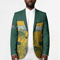 Custom South Africa Soccer Blazer From Protea Roots We Rise - Wonder Print Shop