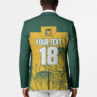 Custom South Africa Soccer Blazer From Protea Roots We Rise - Wonder Print Shop