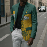 Custom South Africa Soccer Blazer From Protea Roots We Rise - Wonder Print Shop
