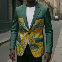 Custom South Africa Soccer Blazer From Protea Roots We Rise - Wonder Print Shop