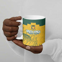 Custom South Africa Soccer Ceramic Mug From Protea Roots We Rise - Wonder Print Shop