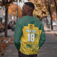 Custom South Africa Soccer Sweatshirt From Protea Roots We Rise - Wonder Print Shop