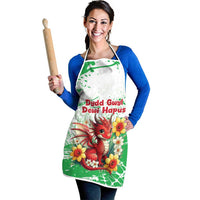 Wales Saint David’s Day Personalized Apron Funny Welsh Dragon Daffodil - Wonder Print Shop