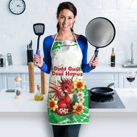 Wales Saint David’s Day Personalized Apron Funny Welsh Dragon Daffodil - Wonder Print Shop