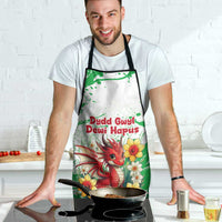 Wales Saint David’s Day Personalized Apron Funny Welsh Dragon Daffodil - Wonder Print Shop