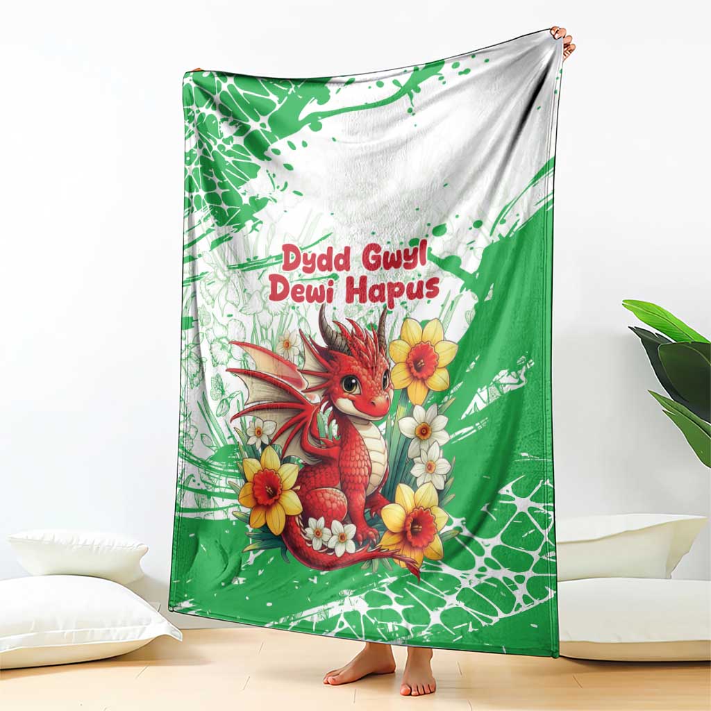 Wales Saint David’s Day Personalized Blanket Funny Welsh Dragon Daffodil - Wonder Print Shop