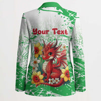 Wales Saint David’s Day Personalized Blazer Funny Welsh Dragon Daffodil - Wonder Print Shop