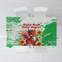Wales Saint David’s Day Personalized Tablecloth Funny Welsh Dragon Daffodil - Wonder Print Shop