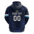 Custom San Marino Football Zip Hoodie La Serenissima Pixellated Pattern