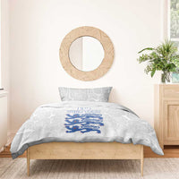 Custom England Fooball Bedding Set The Three Lions Blue Version