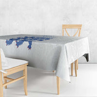 Custom England Fooball Tablecloth The Three Lions Blue Version