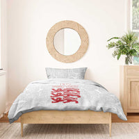 Custom England Fooball Bedding Set The Three Lions Red Version