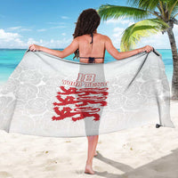 Custom England Fooball Sarong The Three Lions Red Version