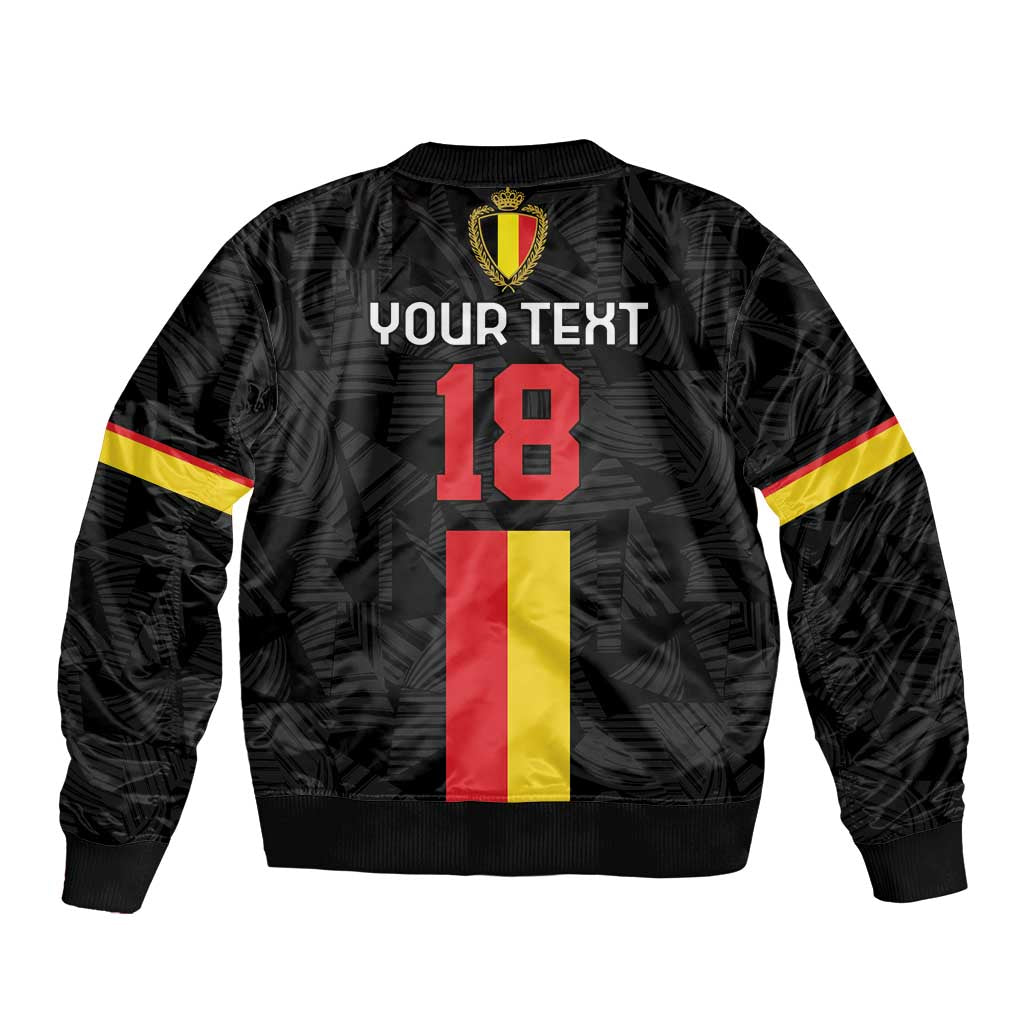 Custom Belgium Football Bomber Jacket De Rode Duivels