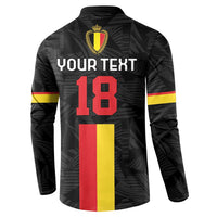 Custom Belgium Football Button Sweatshirt De Rode Duivels
