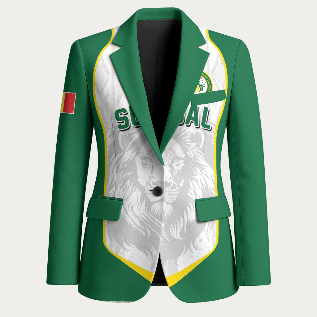 Custom Senegal Football 2026 Blazer Proud Lions of Teranga Spirit
