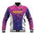 Custom Germany Football Baseball Jacket Pink Version - Wonder Print Shop