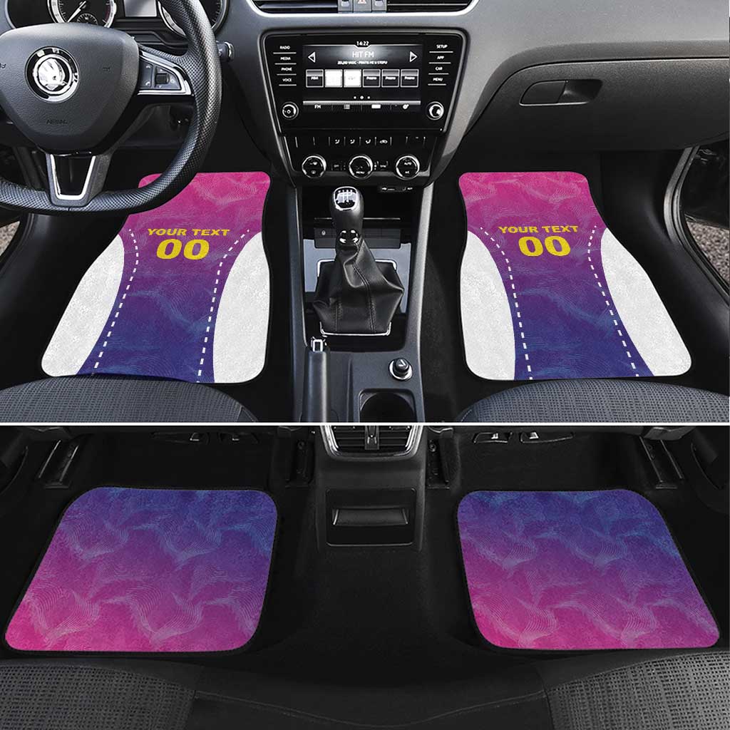 Custom Germany Football Car Mats Pink Version - Wonder Print Shop