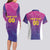 Custom Germany Football Couples Matching Long Sleeve Bodycon Dress and Hawaiian Shirt Pink Version - Wonder Print Shop