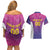 Custom Germany Football Couples Matching Off Shoulder Short Dress and Hawaiian Shirt Pink Version - Wonder Print Shop