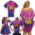 Custom Germany Football Family Matching Off Shoulder Short Dress and Hawaiian Shirt Pink Version - Wonder Print Shop