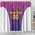 Custom Germany Football Shower Curtain Pink Version