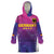 Custom Germany Football Wearable Blanket Hoodie Pink Version