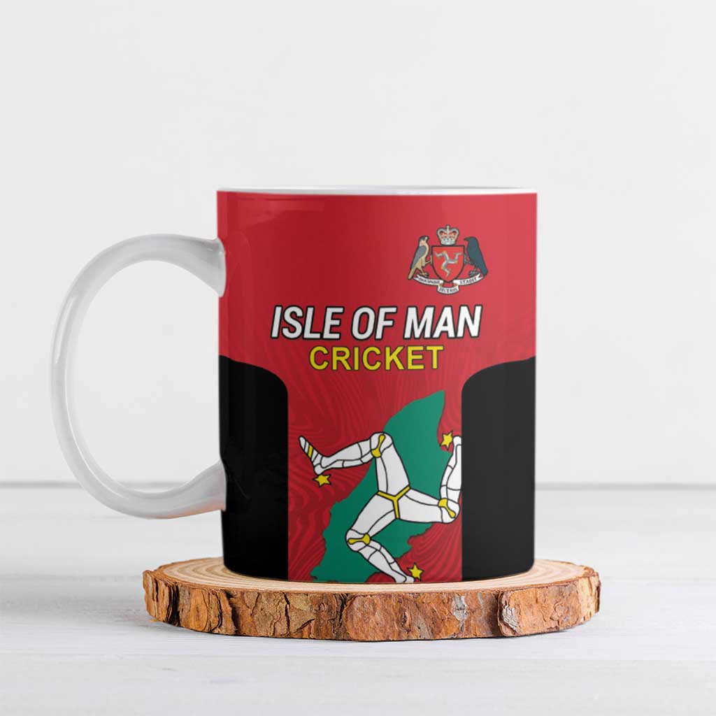 Custom Isle of Man Cricket Ceramic Mug Quocunque Jeceris Stabit - Wonder Print Shop