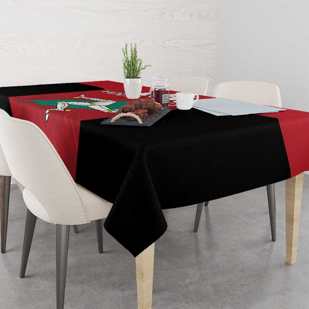 Custom Isle of Man Cricket Tablecloth Quocunque Jeceris Stabit - Wonder Print Shop