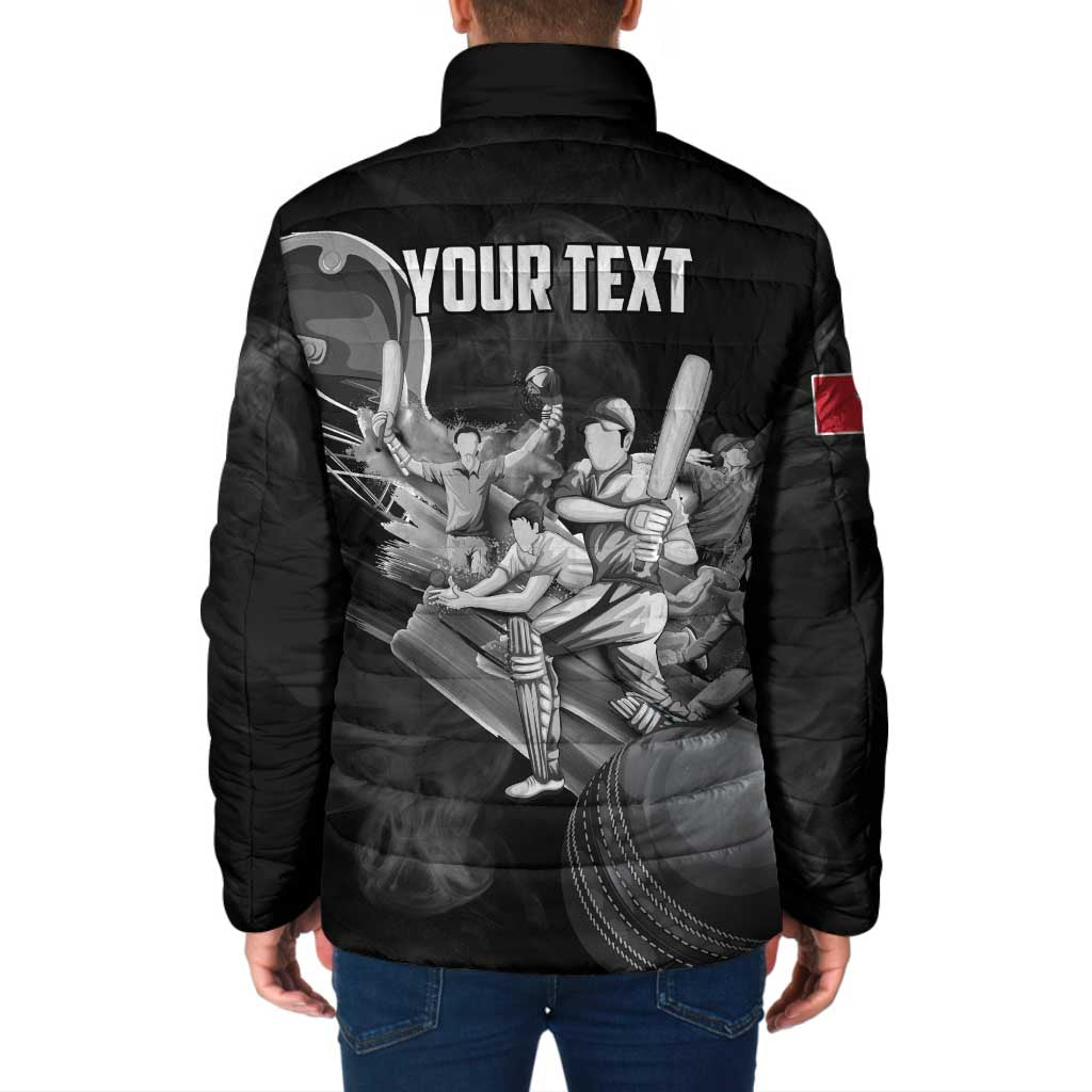 Personalized Isle of Man Cricket Padded Jacket Go Champion - Wonder Print Shop