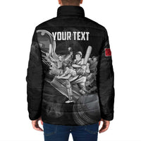 Personalized Isle of Man Cricket Padded Jacket Go Champion - Wonder Print Shop