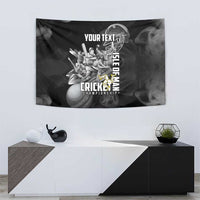 Personalized Isle of Man Cricket Tapestry Go Champion - Wonder Print Shop