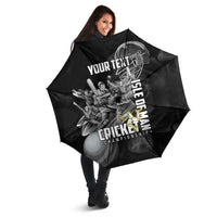 Personalized Isle of Man Cricket Umbrella Go Champion - Wonder Print Shop