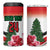 Custom Lebanon Independence Day 4 in 1 Can Cooler Tumbler Cyclamen Flowers Blooming - Wonder Print Shop