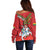 Personalized Lithuania Coat Of Arms Off Shoulder Sweater Special Version - Wonder Print Shop