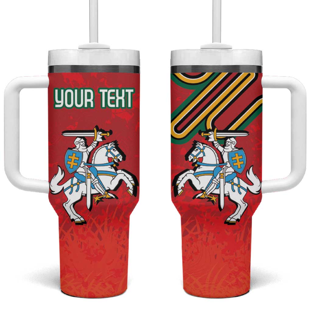 Personalized Lithuania Coat Of Arms Tumbler With Handle Special Version - Wonder Print Shop