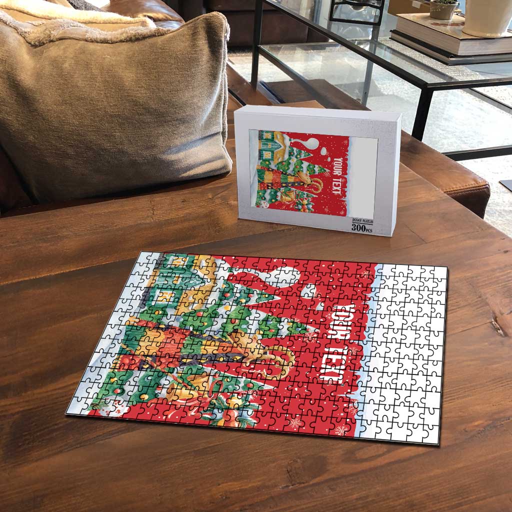 Romania Christmas Personalized Puzzle Romanian Folklore Capra Goat - Wonder Print Shop