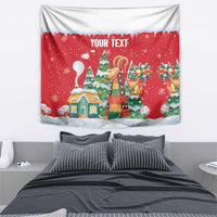 Romania Christmas Personalized Tapestry Romanian Folklore Capra Goat - Wonder Print Shop