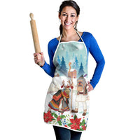 Romania Christmas Apron Romanian Folklore Traditional Christmas Mask - Wonder Print Shop