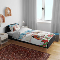 Romania Christmas Bedding Set Romanian Folklore Traditional Christmas Mask - Wonder Print Shop