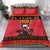 Angola Christmas Bedding Set Giant Sable Antelope Virtus Unita Fortior - Wonder Print Shop