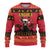 Angola Christmas Ugly Christmas Sweater Giant Sable Antelope Virtus Unita Fortior - Wonder Print Shop