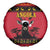 Angola Christmas Spare Tire Cover Giant Sable Antelope Virtus Unita Fortior - Wonder Print Shop